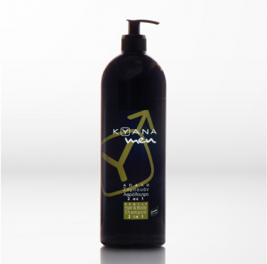 KYANA Men Σαμπουάν και Αφρόλουτρο (2in1) 1000ml