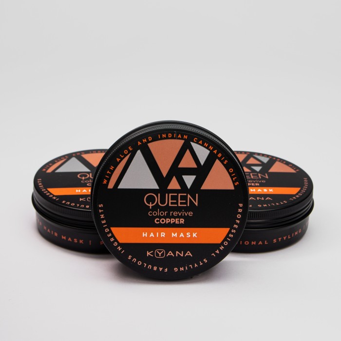 Kyana Queen Color Revive Hair Mask - χάλκινο