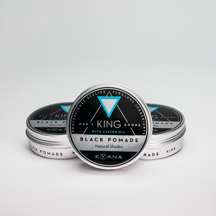 Kyana Black Pomade 100ml / Μαύρη Πομάδα Για Styling & Χρώμα